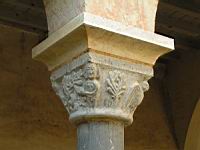 Saint-Genis-les-fontaines, Cloitre, Chapiteau, Le peche originel (1)